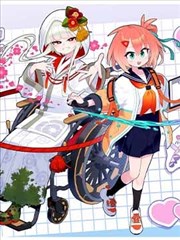 冬日围巾初雪微笑少女头像构图参考图